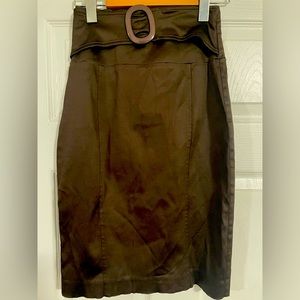 Le chateau brown pencil skirt size 3/4